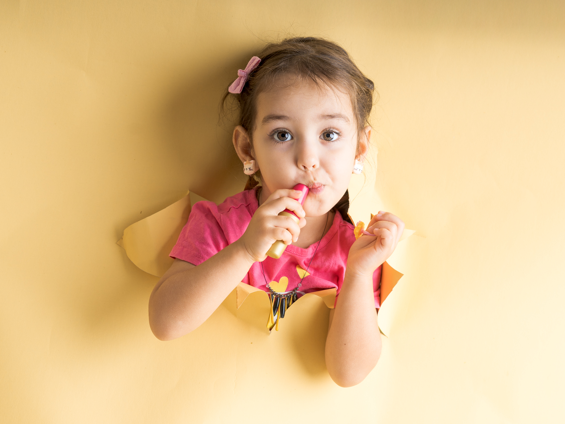 enfant portrait papier